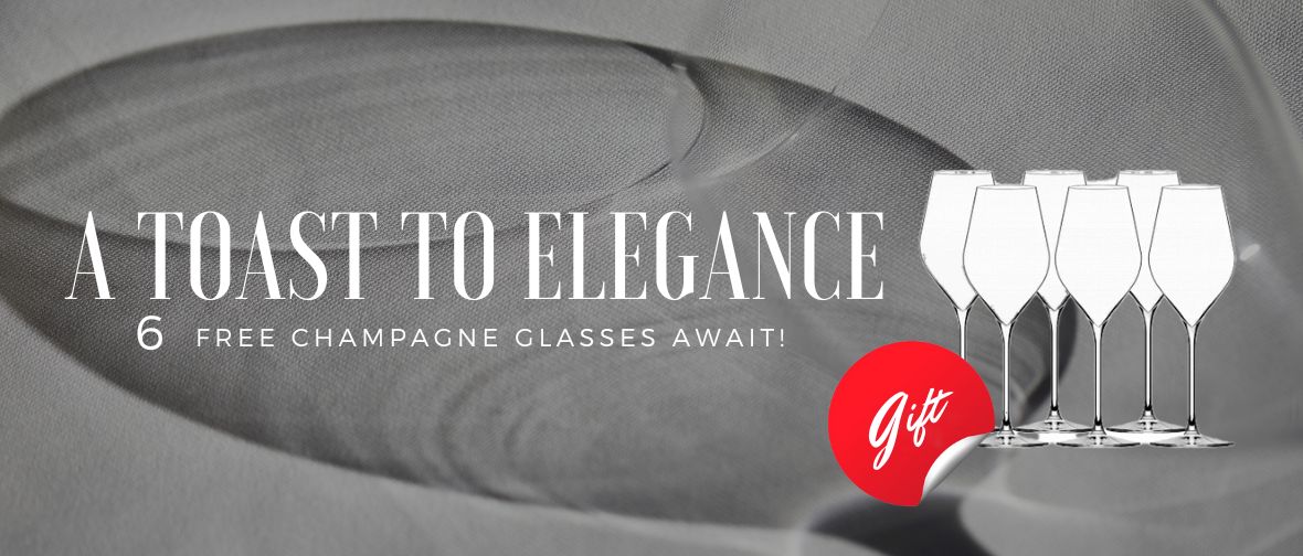 A Toast to Elegance: 6 Free Champagne Glasses Await