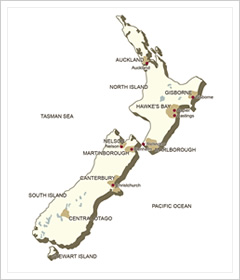 New Zealand Map
